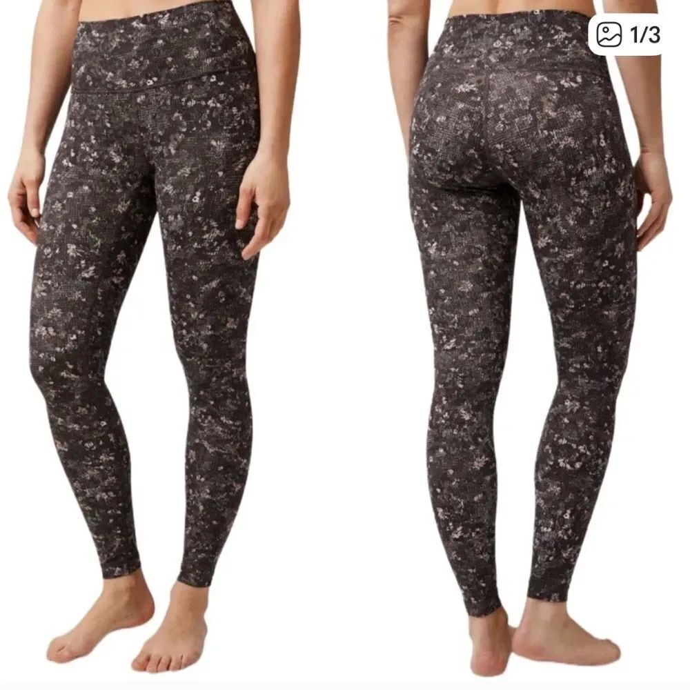 Lululemon Wunder Under High Rise Tight Legging Floral Equalized Multi